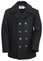 740 - Classic 32 Oz. Melton Wool Navy Pea Coat